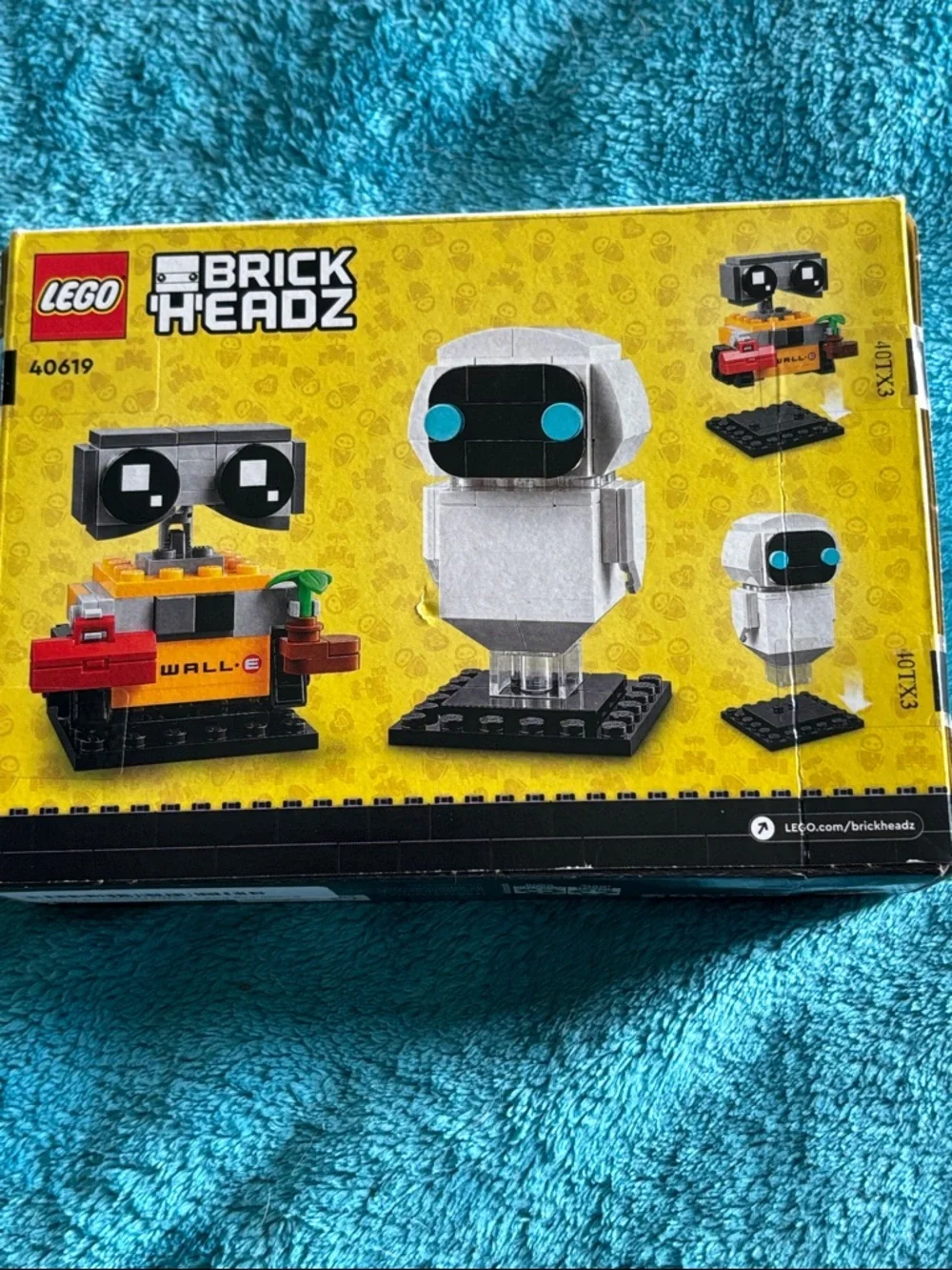 LEGO Brick Headz wall-e (Eve and Wall-e)
New and sealed. - Picture 2 of 2